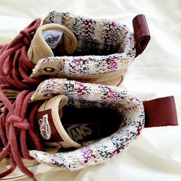 Vans Scotchgard 3m Beige Suede Sneakers Shoes Size Men's 5 /women's 6.5 - Picture 6 of 11